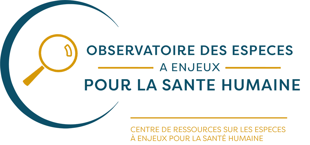 Logo de l'observatoire des espèces à enjeux pour la santé humaine, organisme de l'état qui permet de répertorier les plantes dangereuses pour la santé des hommes et des animaux. Mentionné dans l'article 2 sur le même thème par EcoVerde Parcs et Jardins, entreprise paysagiste à Saint-Arnoult-en-Yvelines.