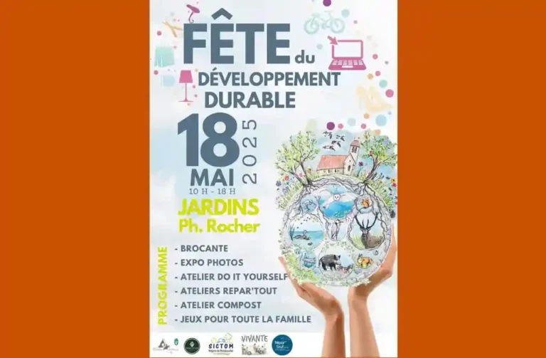 Bannière article actualité EcoVerde Parcs et Jardins à Saint-Arnoult-en-Yvelines-en-Yvelines. Cernay-la-ville met à l'honneur la fête du développement durable le 18 mai 2025. Au programme : brocante, expo photo, atelier do it yourself, atelier repart'tout, atelier compost, jeux pour toute la famille.